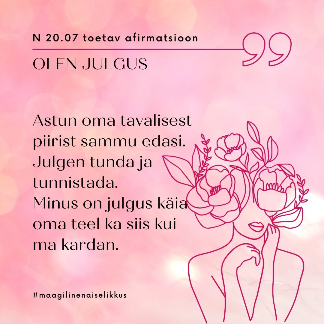 Maagiline naiselikkus päevasõnumid 2023-4